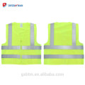 Chaqueta reflectante de trabajo de alta visibilidad de alta calidad ANSI Hi Vis Construction Engineers Chaleco de seguridad de trabajo Zip